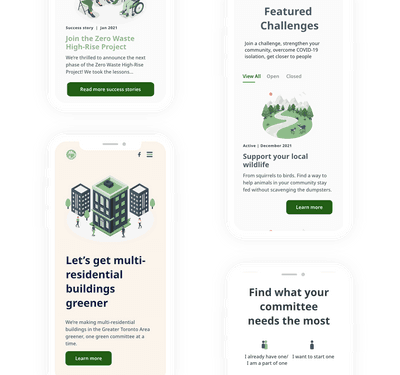 A web platform for community building and waste reduction